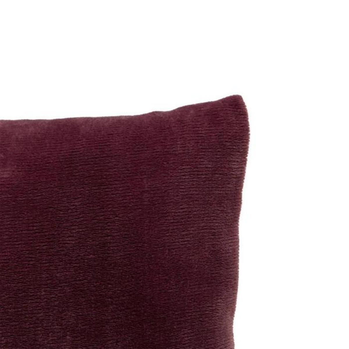 ATMOSPHERA Coussin en Flanelle Uni  Ollis  38x38cm Violet