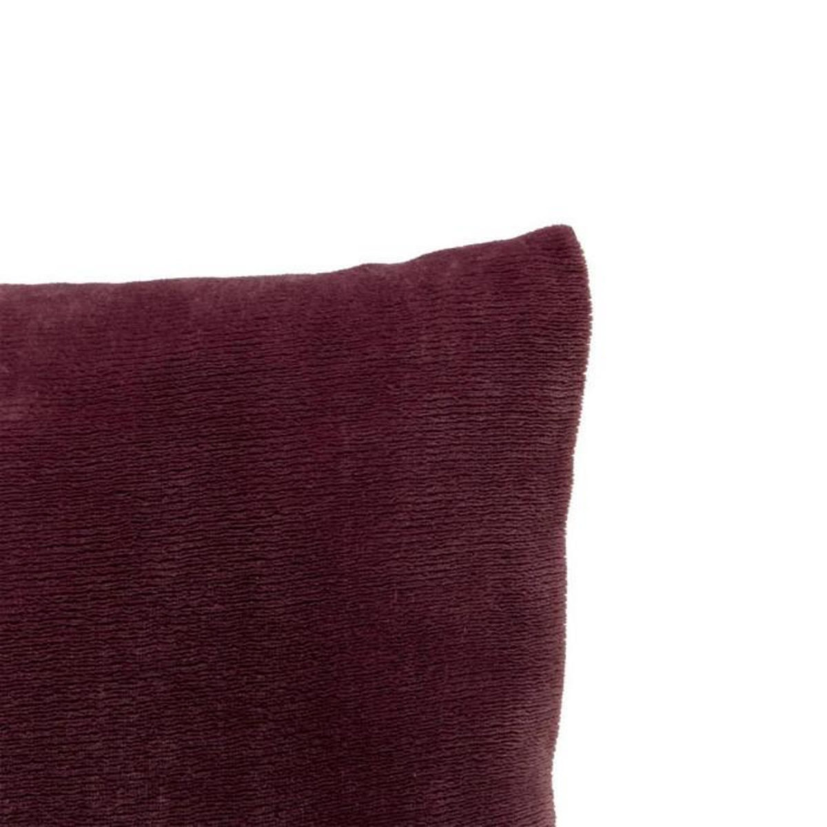 ATMOSPHERA Coussin en Flanelle Uni  Ollis  38x38cm Violet