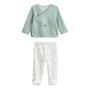 Voir la diapositive 1 : Petit Béguin Ensemble bébé gilet et pantalon en molleton ultra chaud Kenya