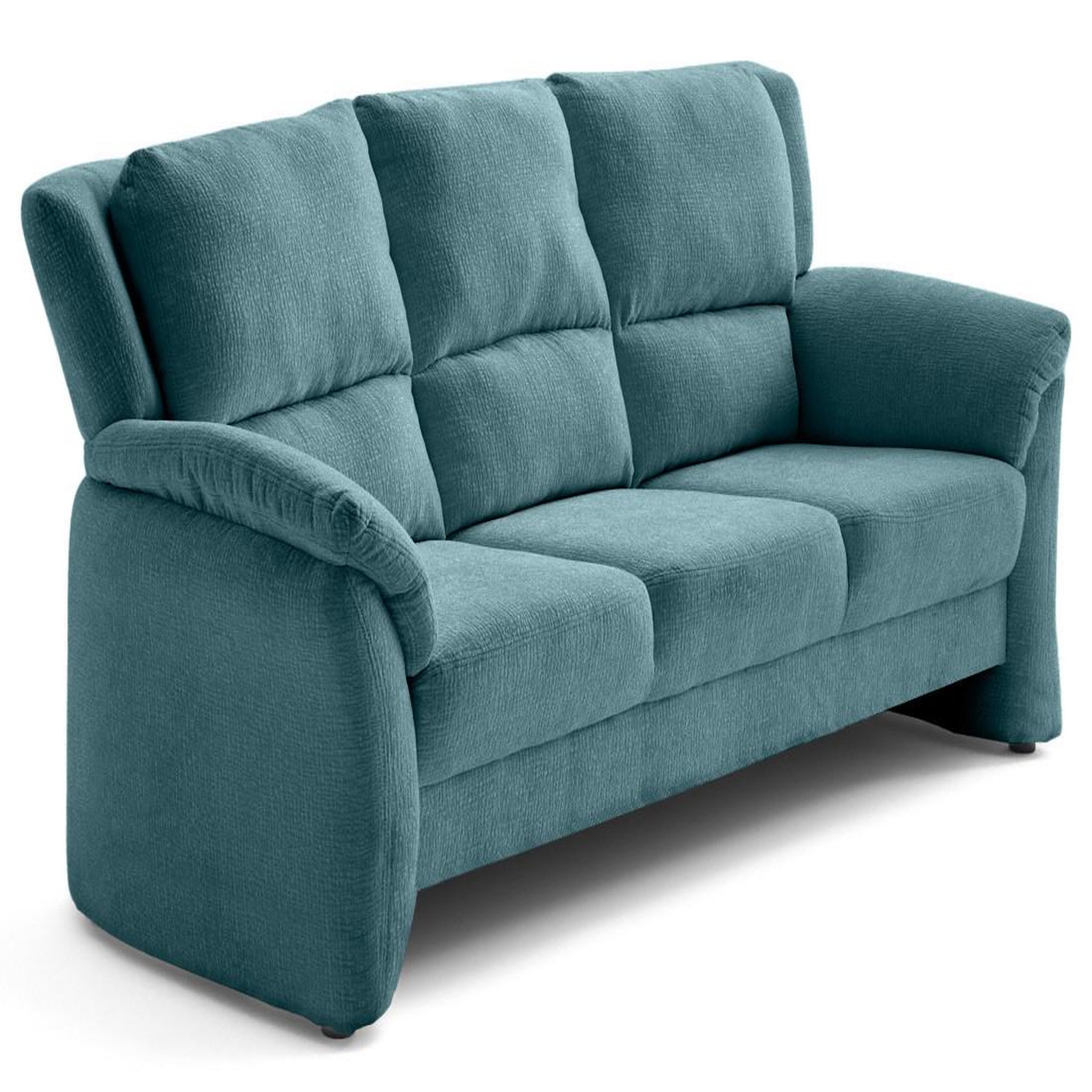 Voir la diapositive 4 : LISA DESIGN Bastille - canapé droit 3 places en tissu velours relief