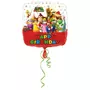  Ballon en Aluminum Carré - Super Mario Bros - Happy Birthday - 43 cm