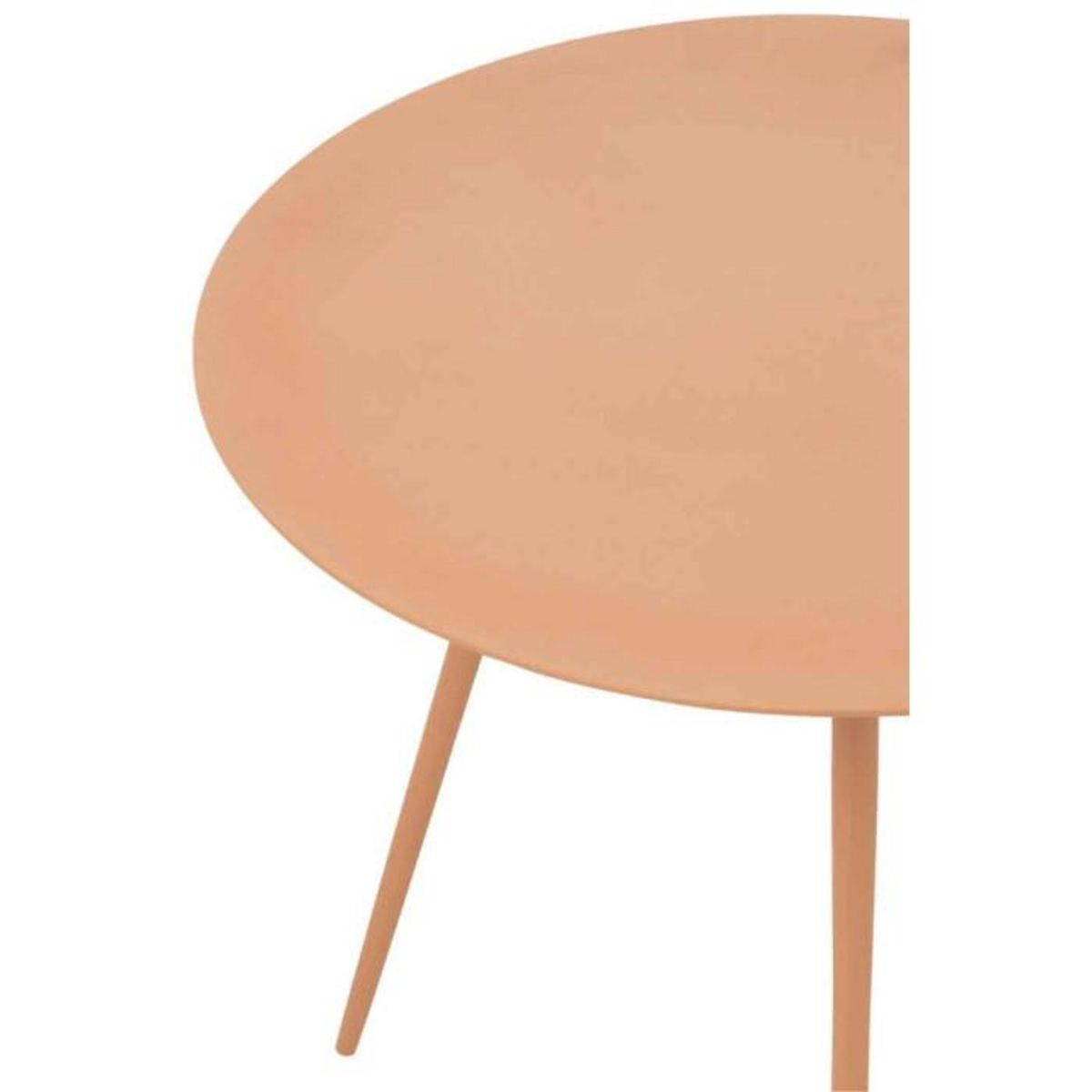 Paris Prix Table Ronde Gigogne Design  Vicky  45cm Pêche