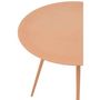 Voir la diapositive 3 : Paris Prix Table Ronde Gigogne Design  Vicky  45cm Pêche