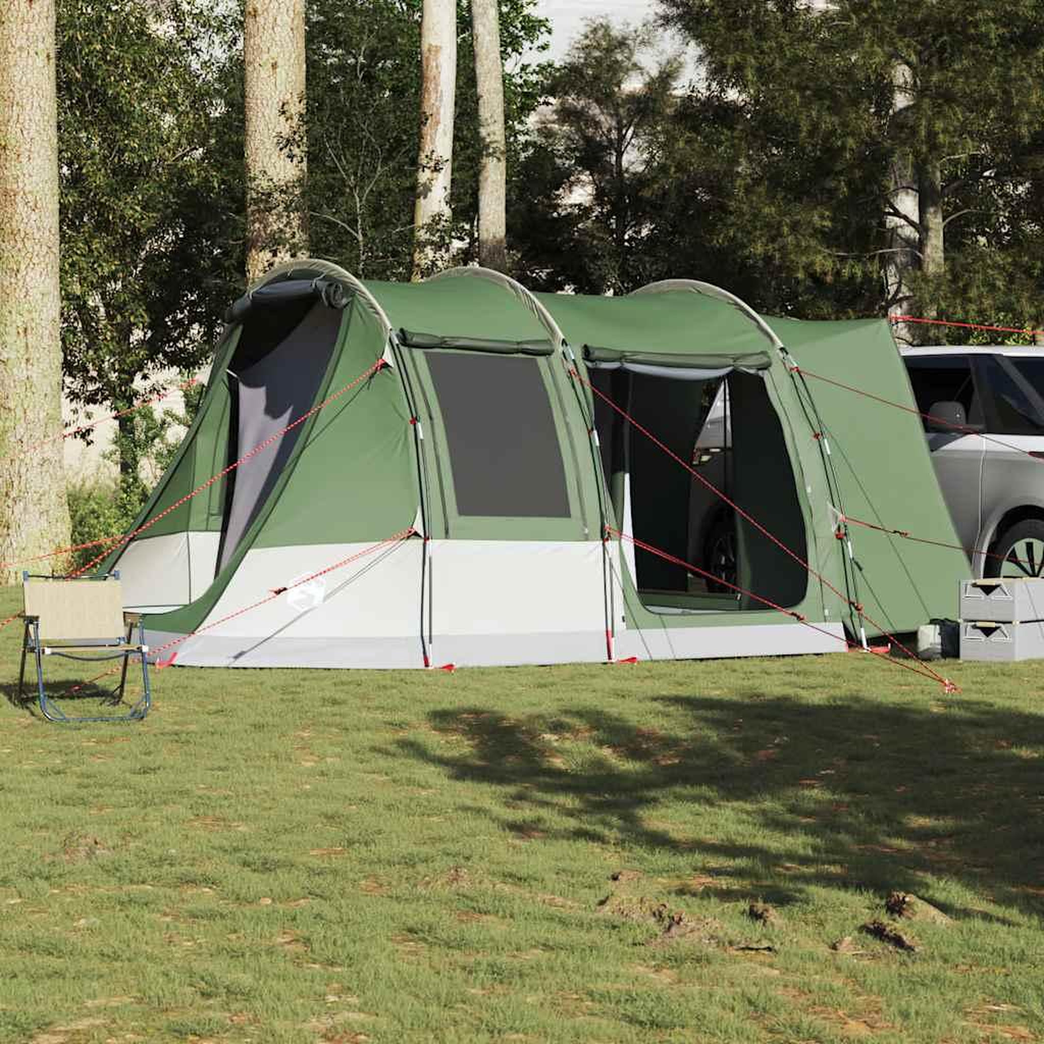 Voir la diapositive 3 : VIDAXL Tente de voiture 2 personnes vert impermeable