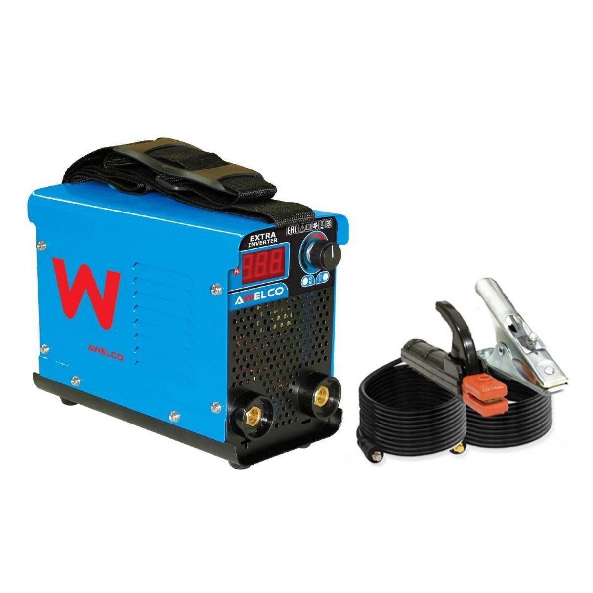 Awelco Poste à souder 200A Inverter MMA EXTRA200 IGBT Soudage Électrode Rutile AWELCO