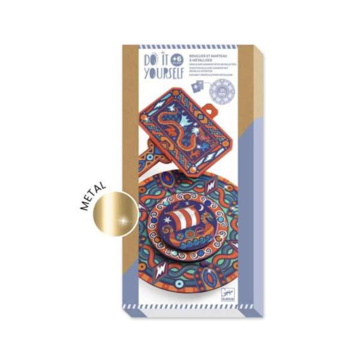 Djeco Bouclier et marteau a metaliser - Do it yourself