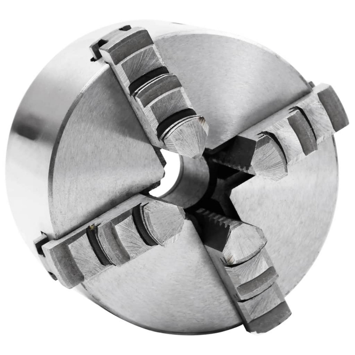 VIDAXL Mandrin de tour auto-centrant a 4 machoires 100 mm Acier
