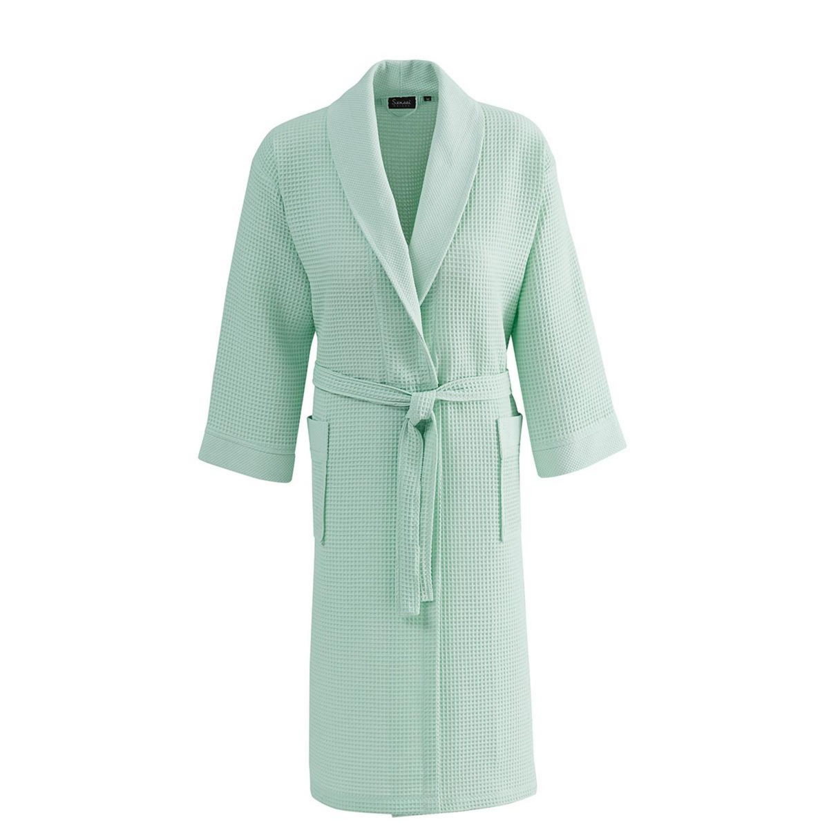 Sensei Maison Peignoir mixte nid d'abeille SPA COL CHÂLE