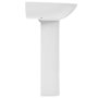 Voir la diapositive 4 : VIDAXL Lavabo autoportant avec socle Ceramique Blanc 520x440x190 mm