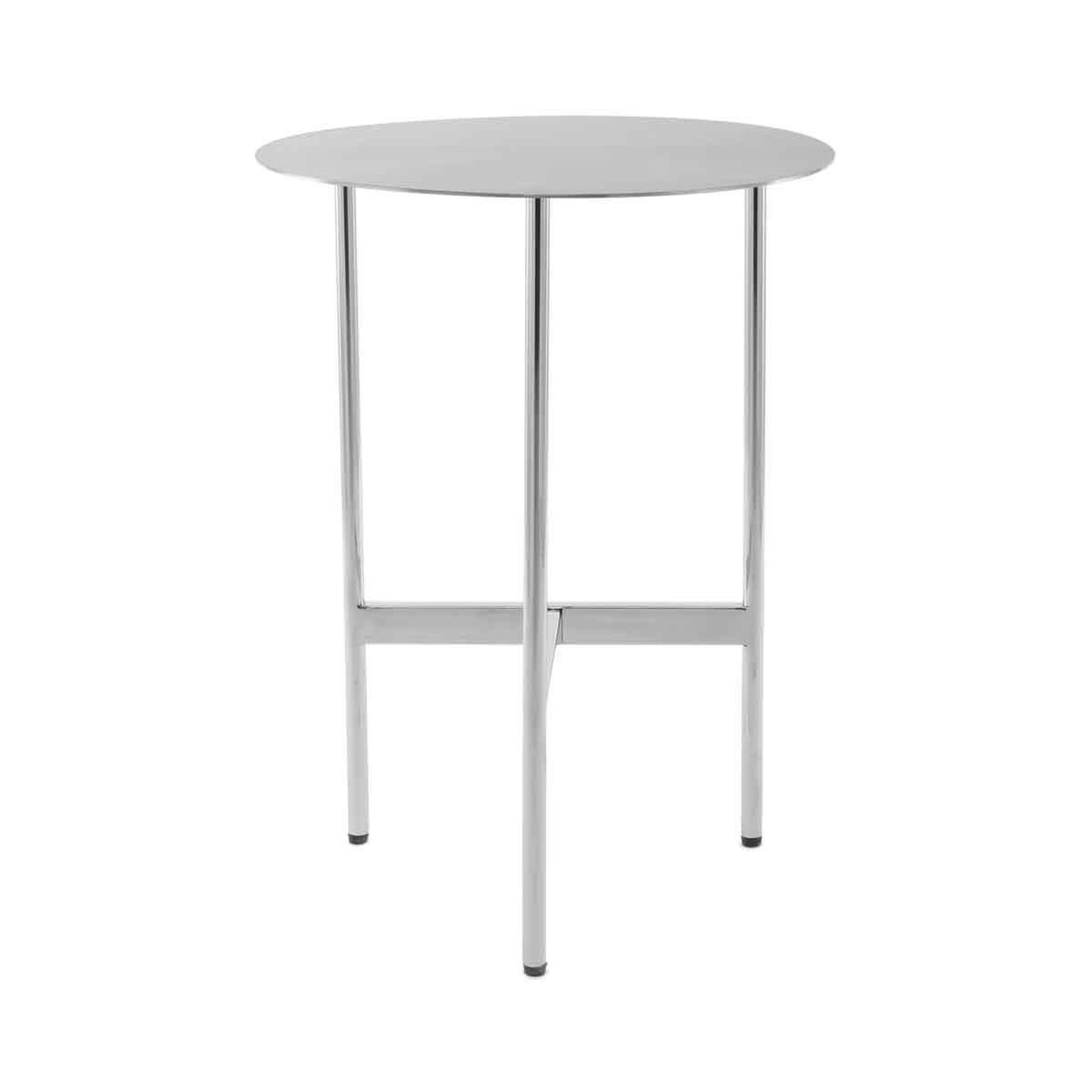 Voir la diapositive 3 : Paris Prix Table d'Appoint Ronde Design  Pema  54cm Argent