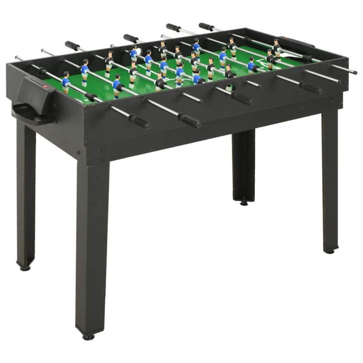 VIDAXL Table de jeu multiple 15 en 1 121x61x82 cm Noir