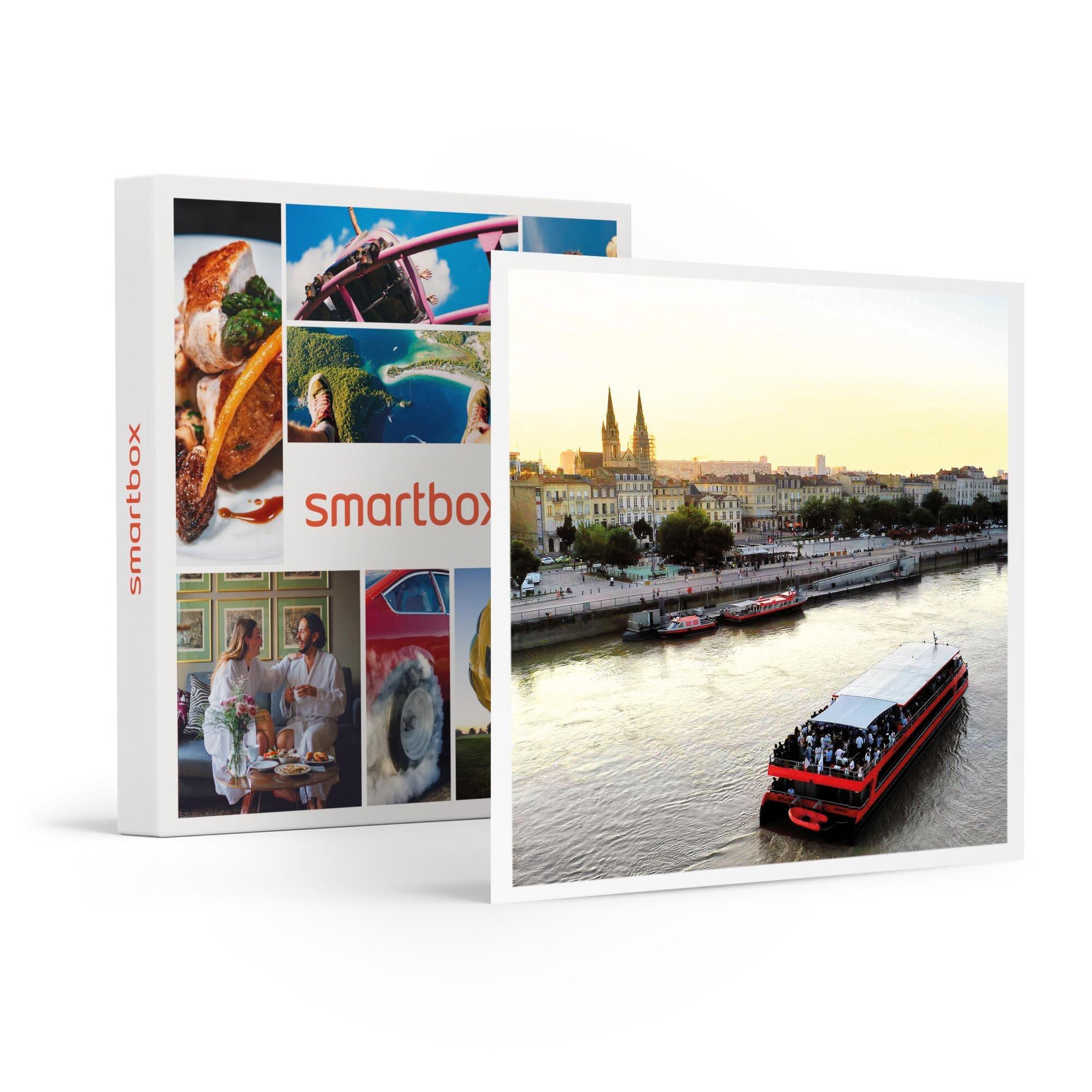 Voir la diapositive 1 : Smartbox Dîner Croisière à Bordeaux et découverte des façades UNESCO et des ponts bordelais - Coffret Cadeau Sport & Aventure