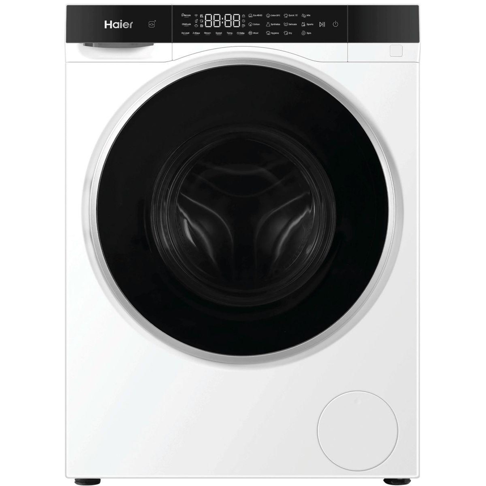 HAIER Lave linge séchant hublot hwd50-bp12307u-s - 5/2,5 kg - 1200 tr/min - classe a - moteur inverter - connecté