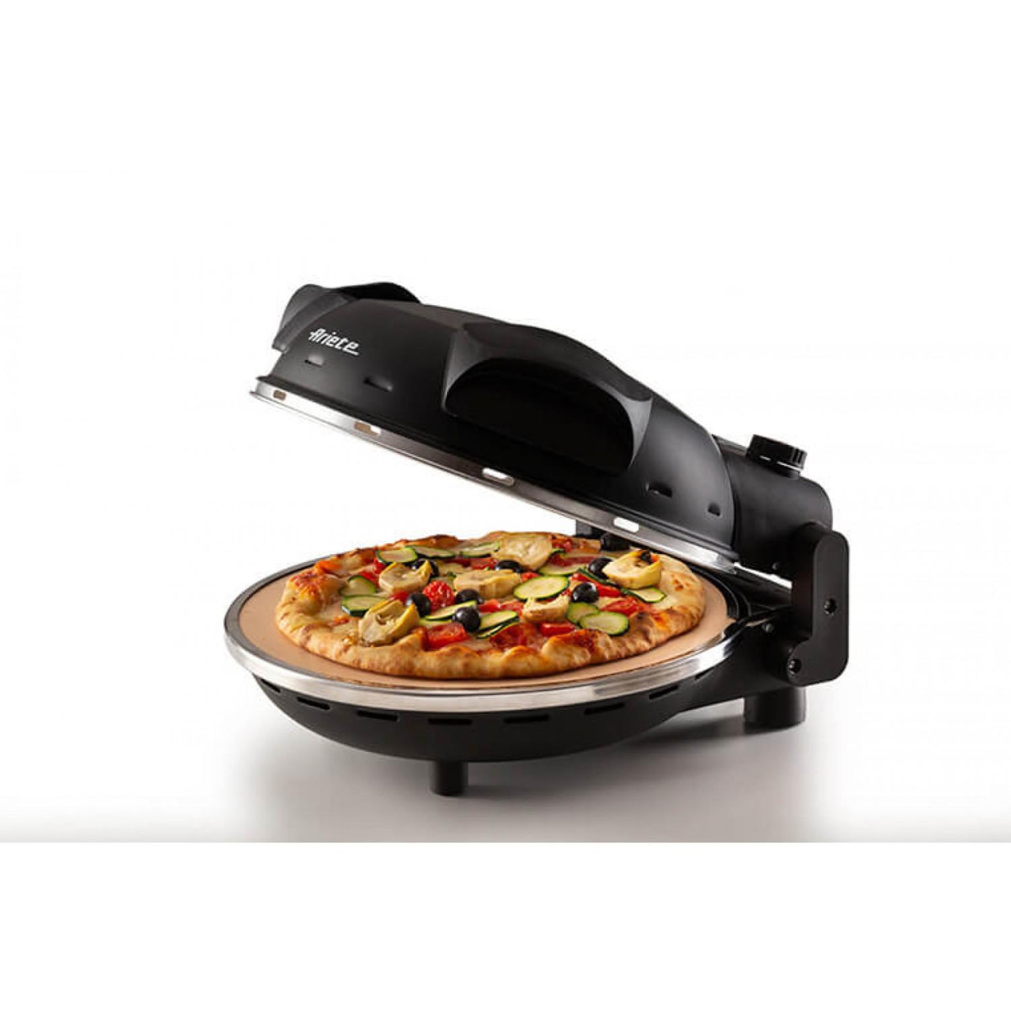 Voir la diapositive 3 : ARIETE Four à pizza 1200w noir - 917NOIR