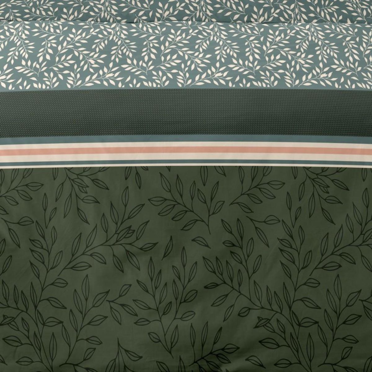 Dourev Housse de couette 240x220 BAMBU + 2 taies matière Polaire