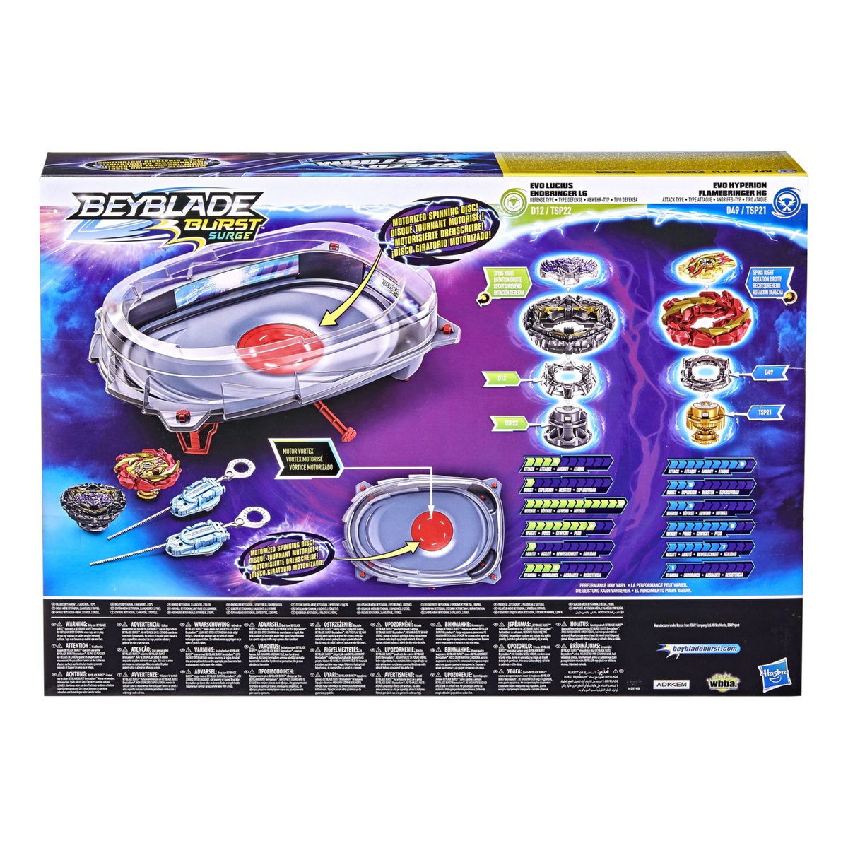HASBRO Ensemble de combat Bey SPS Motor Strike