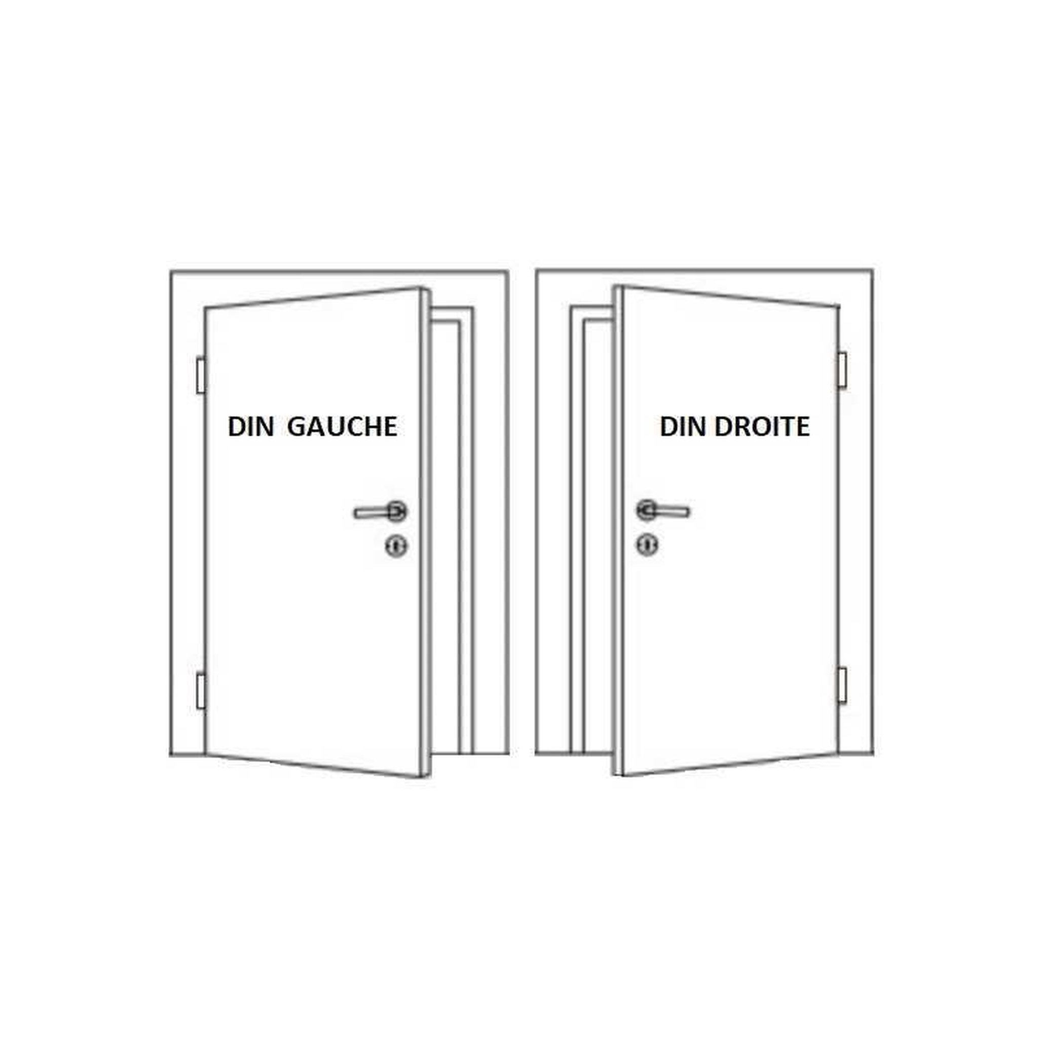 Gâche monopoint pour porte intérieure, axe 65 mm, entraxe 72 mm, carré 9 mm, DIN droite, noir (brut), serrure encastrée européenne