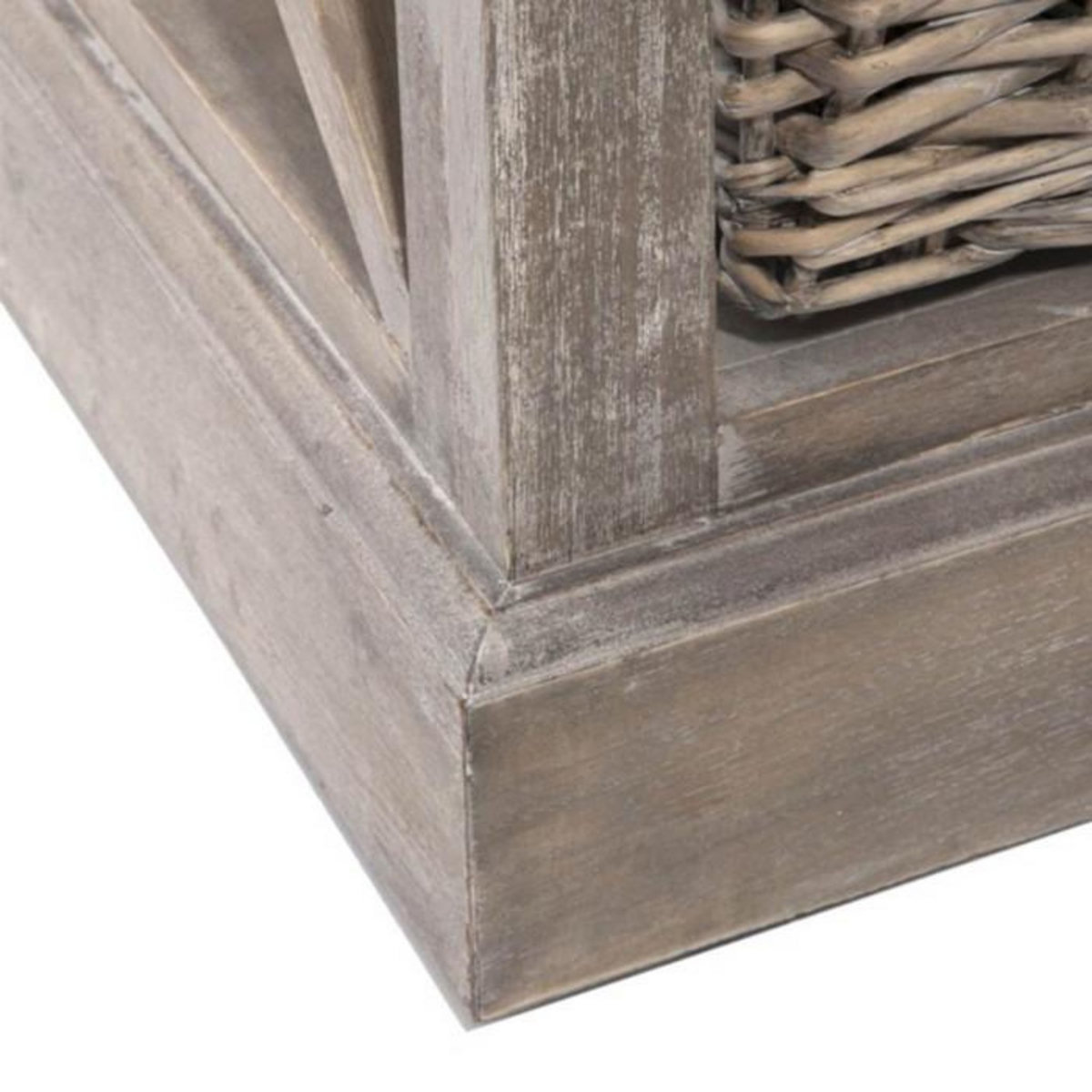 Paris Prix Meuble TV & 2 Paniers  Catherine  120cm Naturel