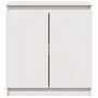 Voir la diapositive 5 : VIDAXL Armoire laterale blanc 60x36x65 cm bois de pin massif
