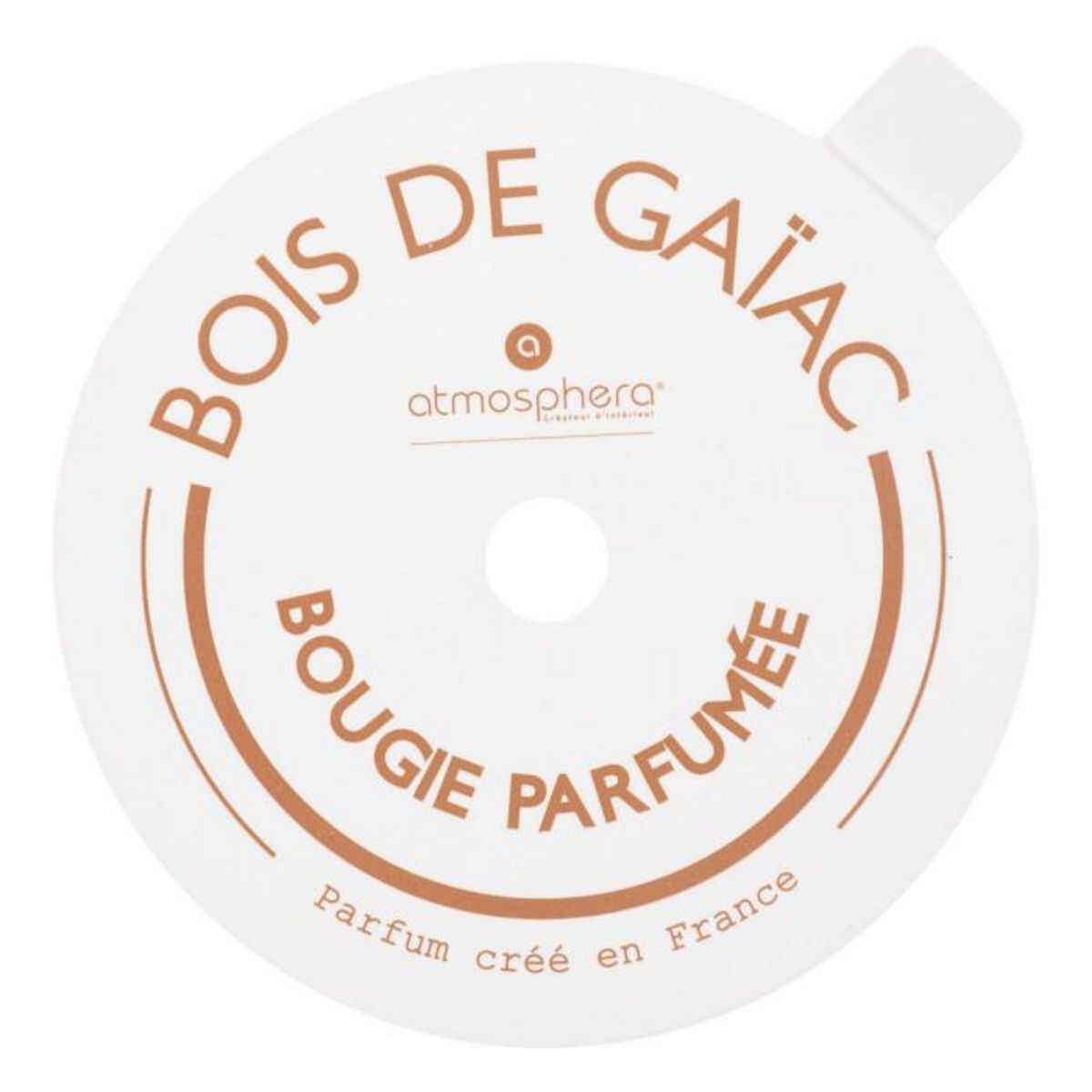 ATMOSPHERA Bougie Parfumée Déco  Marty  160g Bois de Gaïac