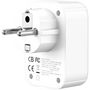 Voir la diapositive 3 : ESSENTIEL B Adaptateur de voyage Monde to Europe 15W