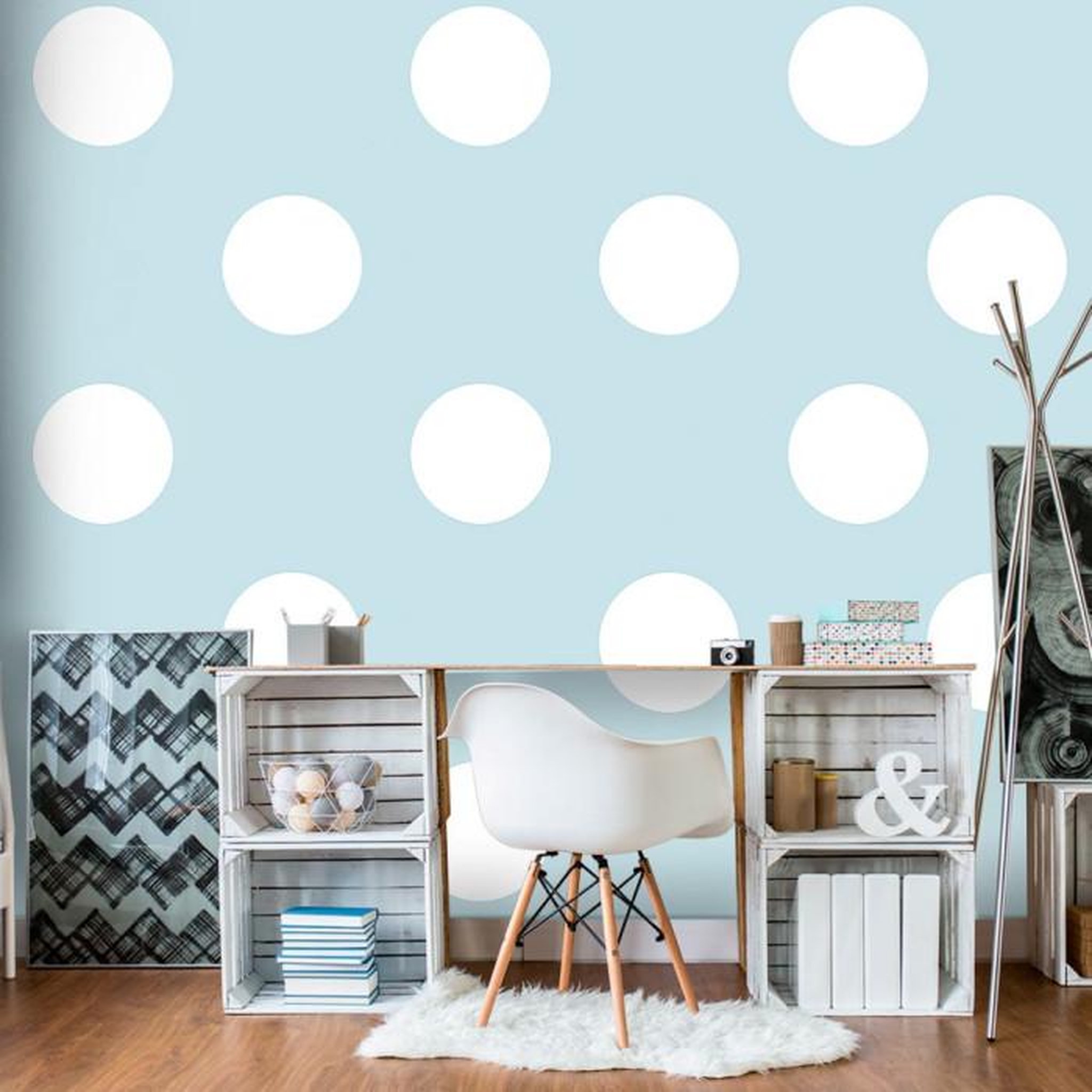 Paris Prix Papier Peint  Blue Sweetness. Coloris disponibles : Multicolore