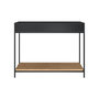 Voir la diapositive 3 : Rendez vous déco Console 2 tiroirs en bois d'acacia et pieds en métal noir-Jakson