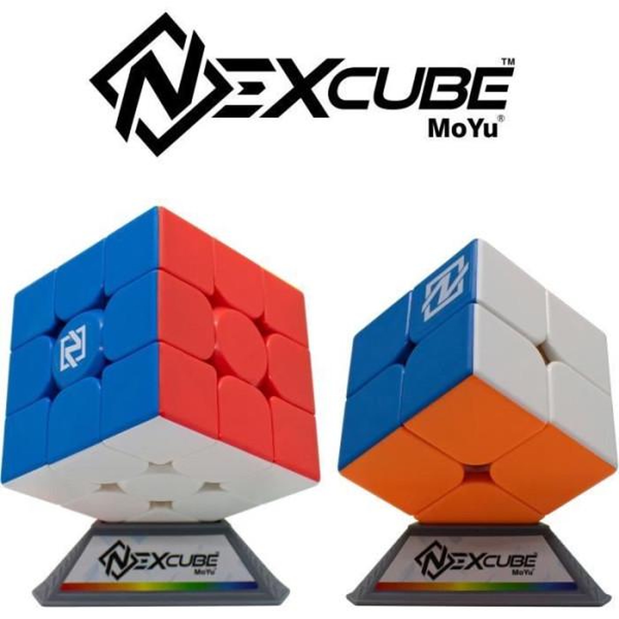Voir la diapositive 5 : GOLIATH Puzzle Cube Nexcube 3x3 + 2x2 Classic - MoYu - Multicolore - Extérieur - Neuf