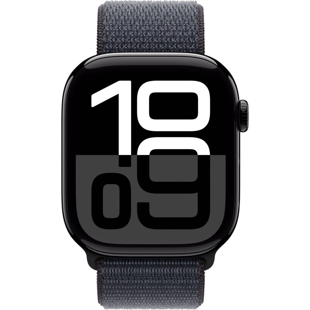 APPLE Montre connectée Serie 10 42mm Alu/Noir Loop