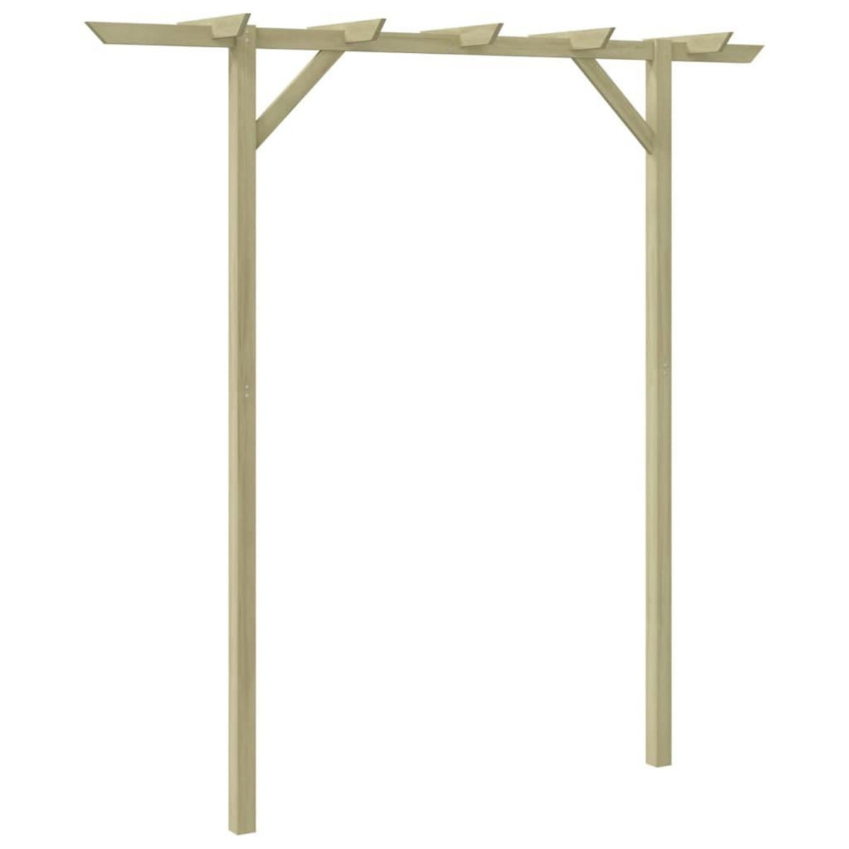 VIDAXL Pergola de jardin 205 x 40 x 203 cm Bois