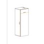 Voir la diapositive 3 : Paris Prix Vitrine Murale Design  Fly I  126cm Noir & Blanc
