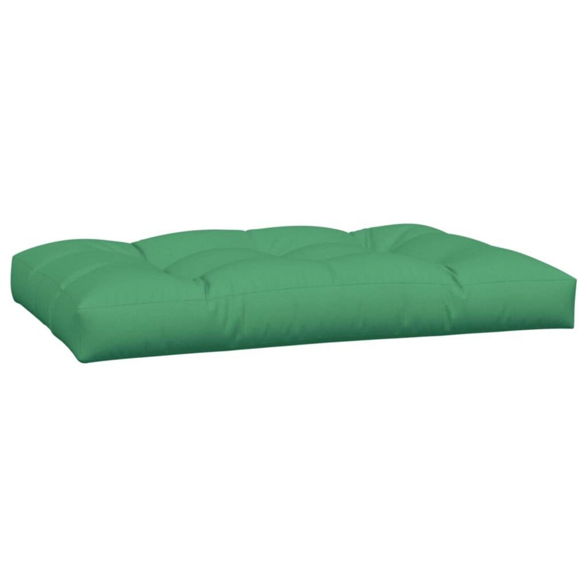 VIDAXL Coussins de palette lot de 2 vert tissu