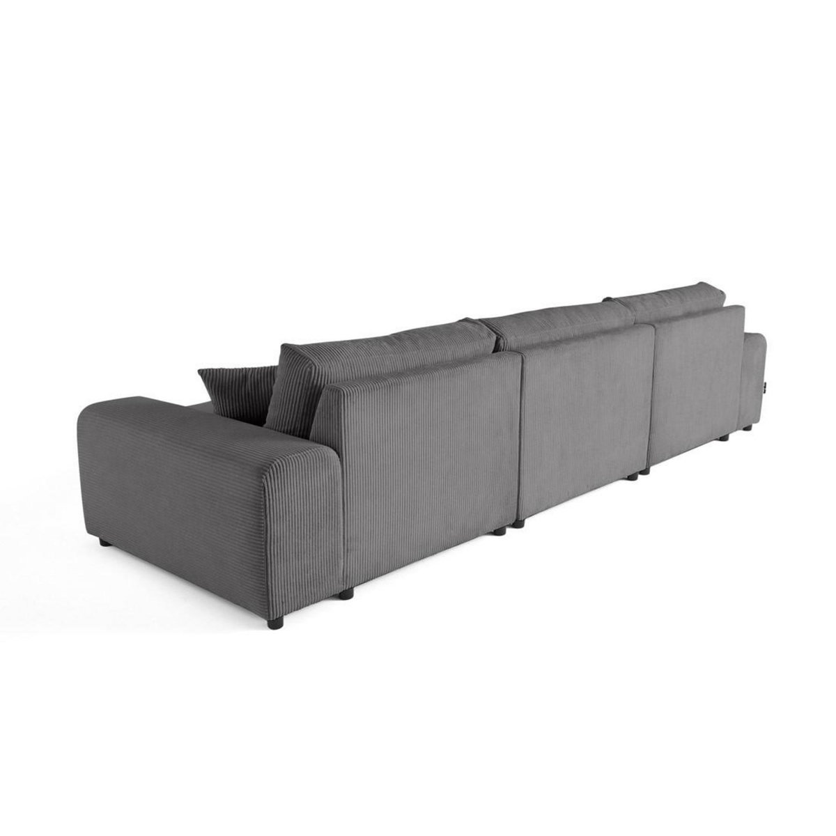 LISA DESIGN Garance - canapé panoramique en u - 7 places - en velours côtelé