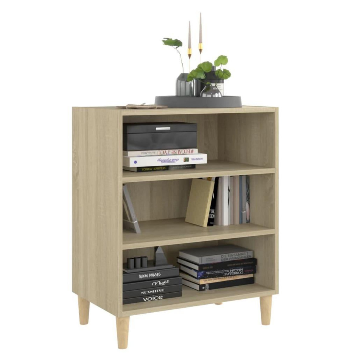 VIDAXL Buffet chene sonoma 57x35x70 cm bois d'ingenierie