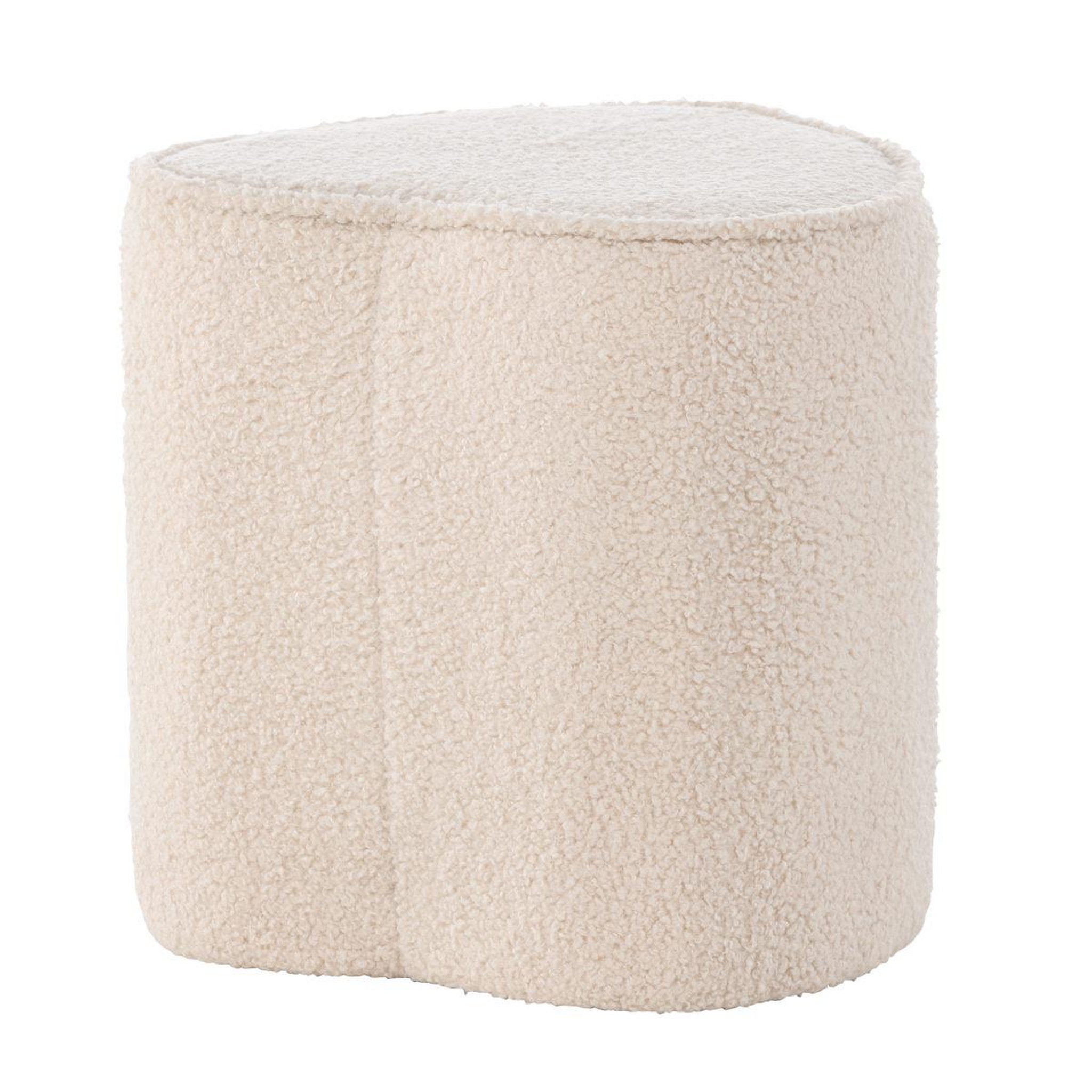 Paris Prix Pouf design enfant  heart  32cm beige