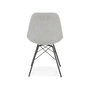 Voir la diapositive 5 : Paris Prix Chaise Design  Aliba  83cm Gris & Noir