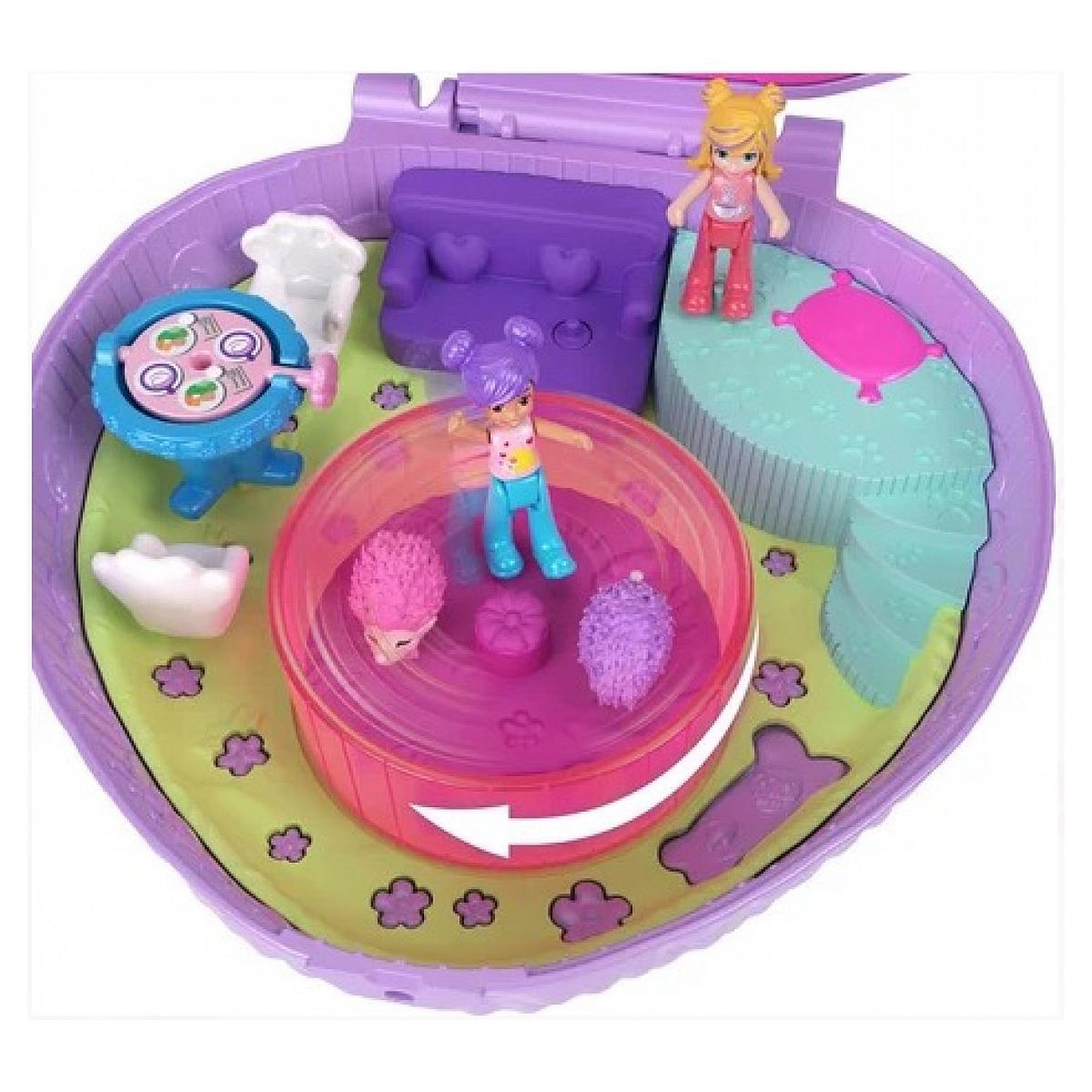 Voir la diapositive 3 : MATTEL Polly Pocket Coffret Cafe du Herisson