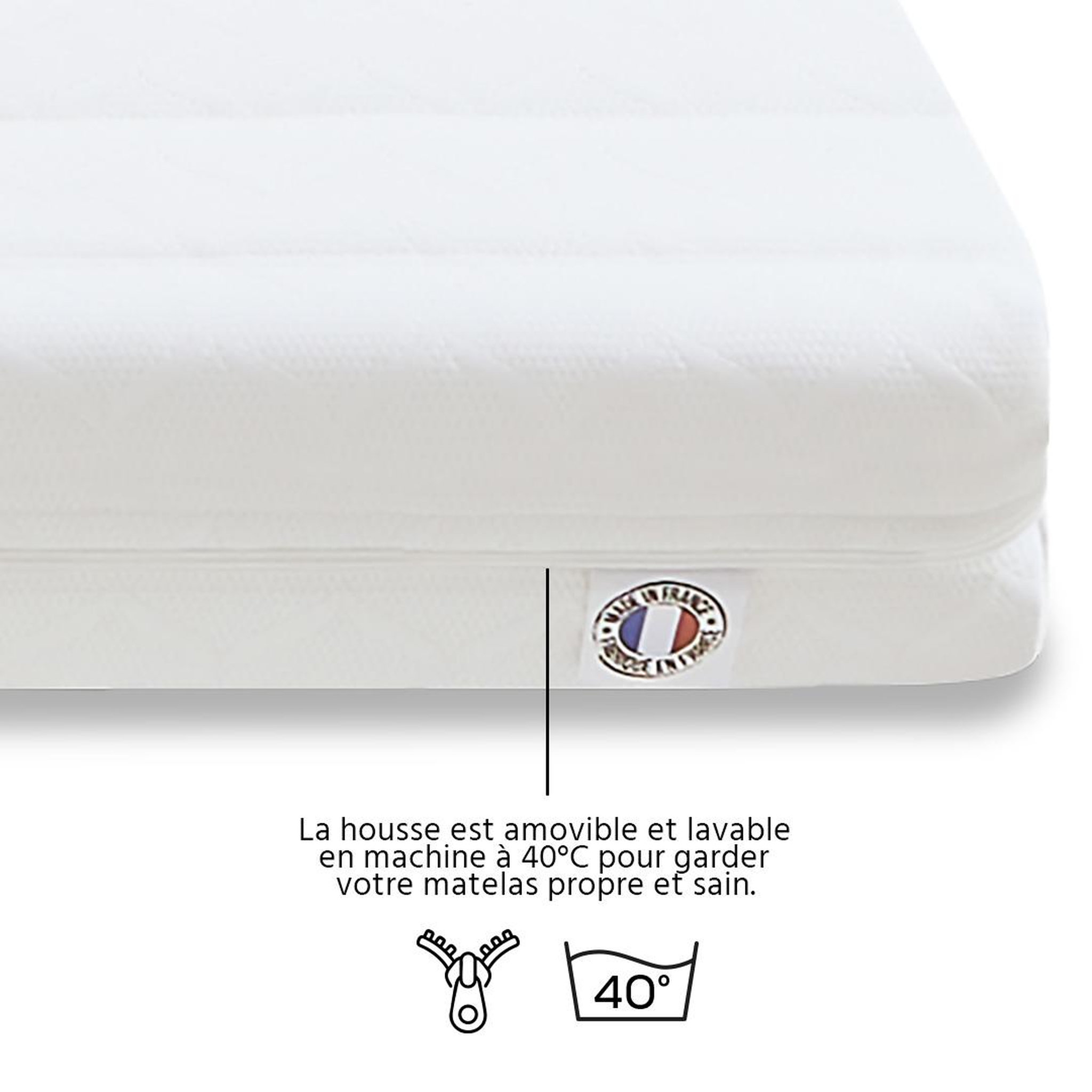 Voir la diapositive 5 : OLYMPE LITERIE OLYMPE LITERIE | Matelas EGIO | Latex Like & Mousse Haute Densité
