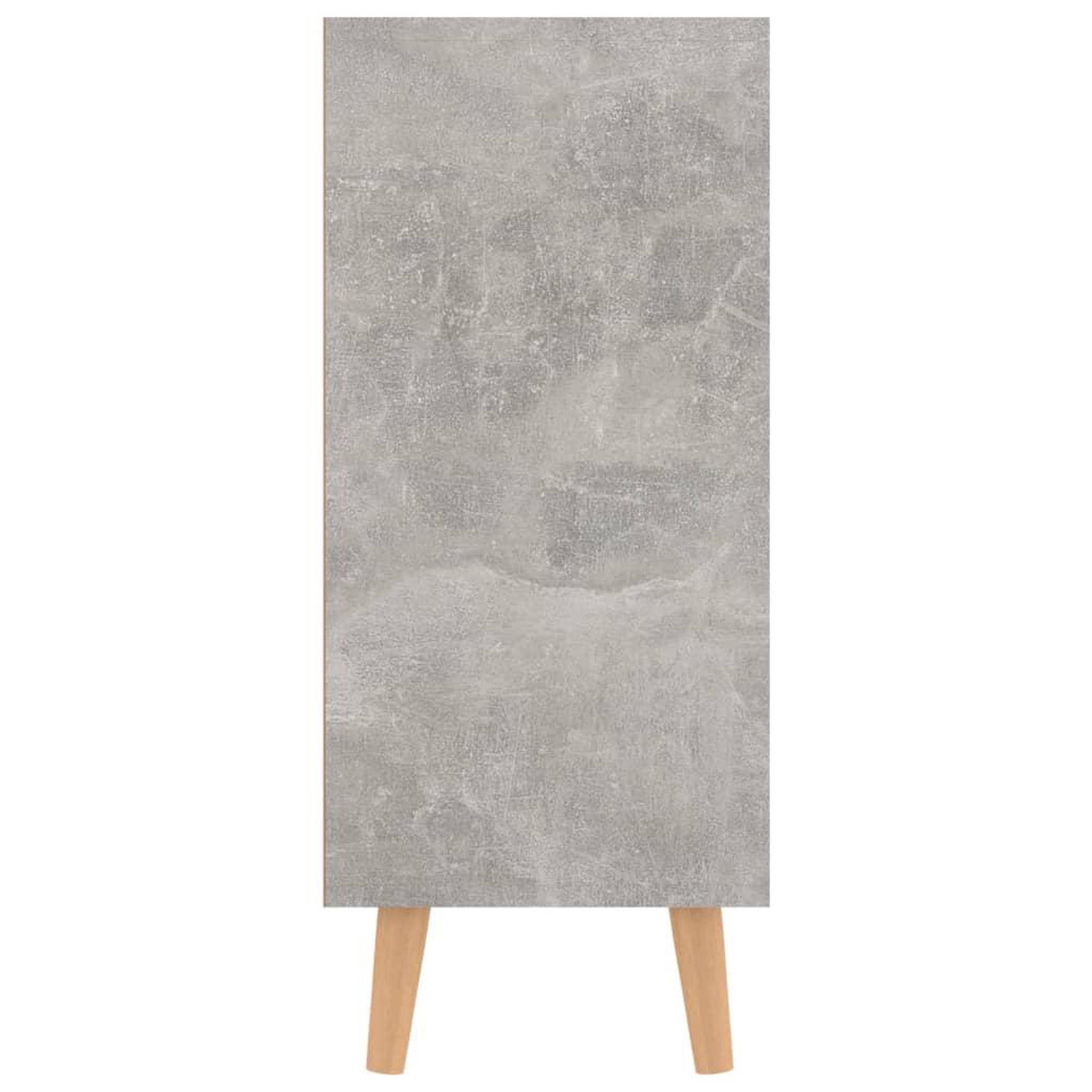 Voir la diapositive 4 : VIDAXL Buffet gris beton 90x30x72 cm bois d'ingenierie