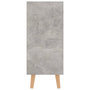 Voir la diapositive 4 : VIDAXL Buffet gris beton 90x30x72 cm bois d'ingenierie