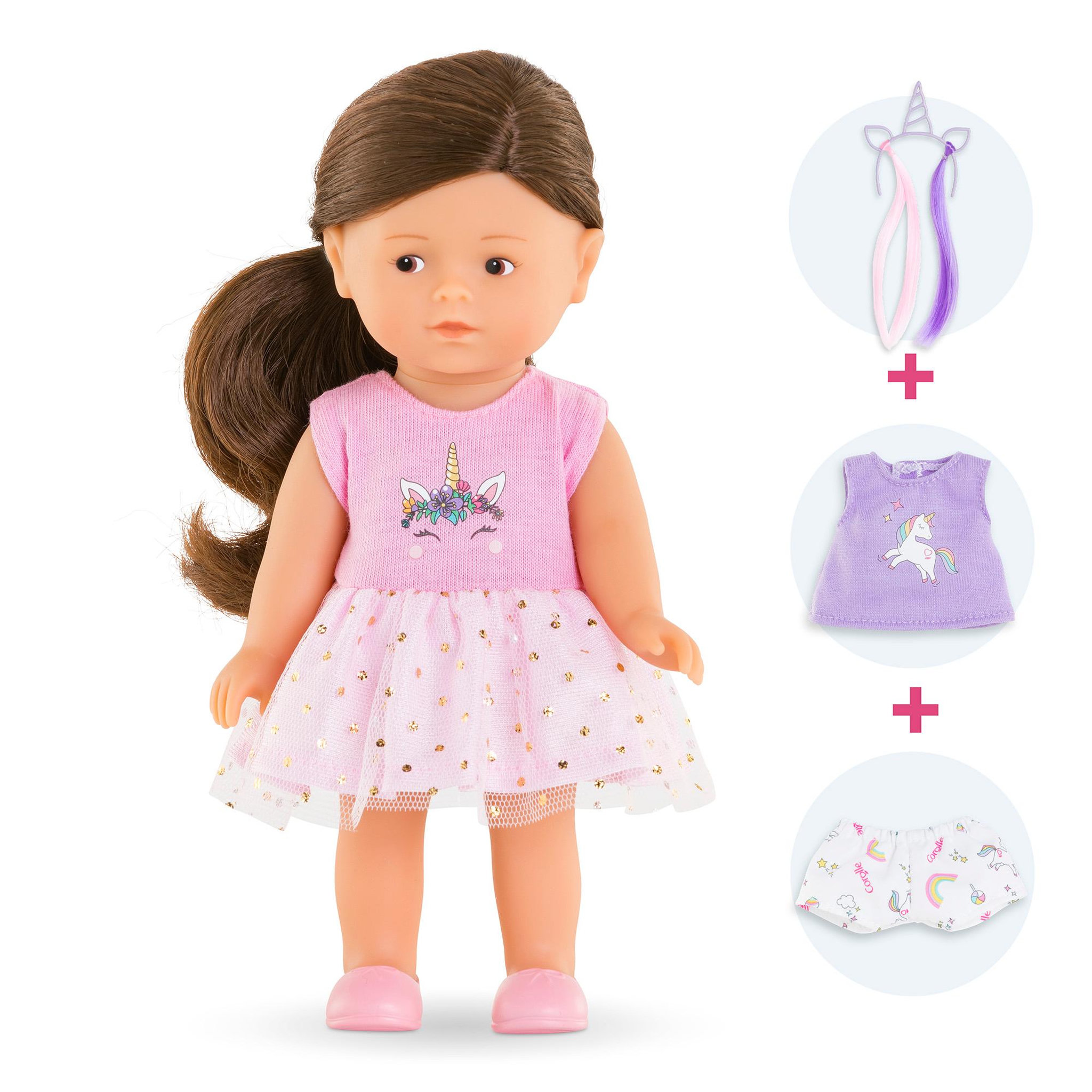 COROLLE Coffret Poupée Mini Corolline Romy Licorne