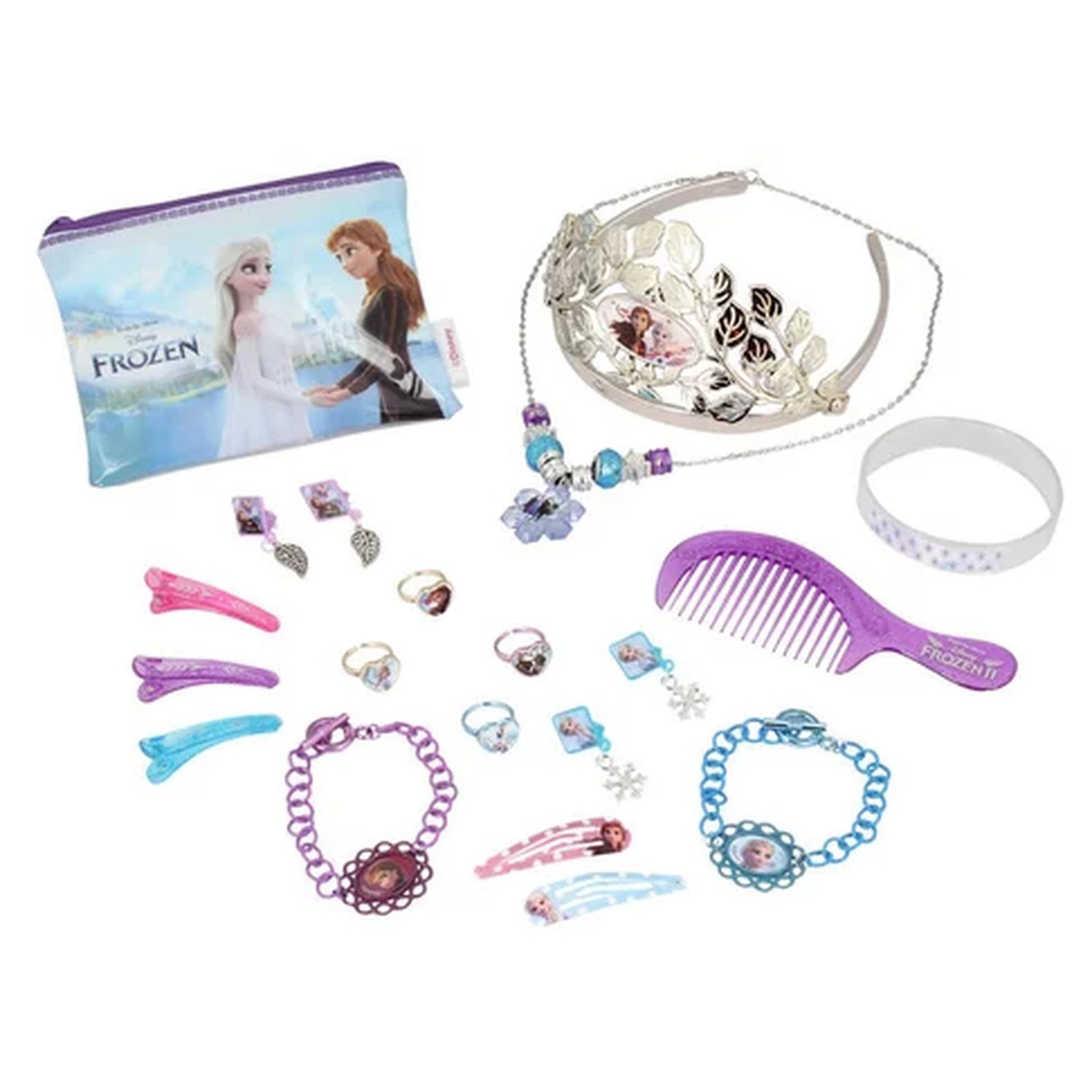 Voir la diapositive 2 : DISET Coffret bijoux 20 pièces - Reine des Neiges 2