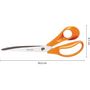 Voir la diapositive 2 : Fiskars Ciseaux professionnel droitier 25cm - 9863