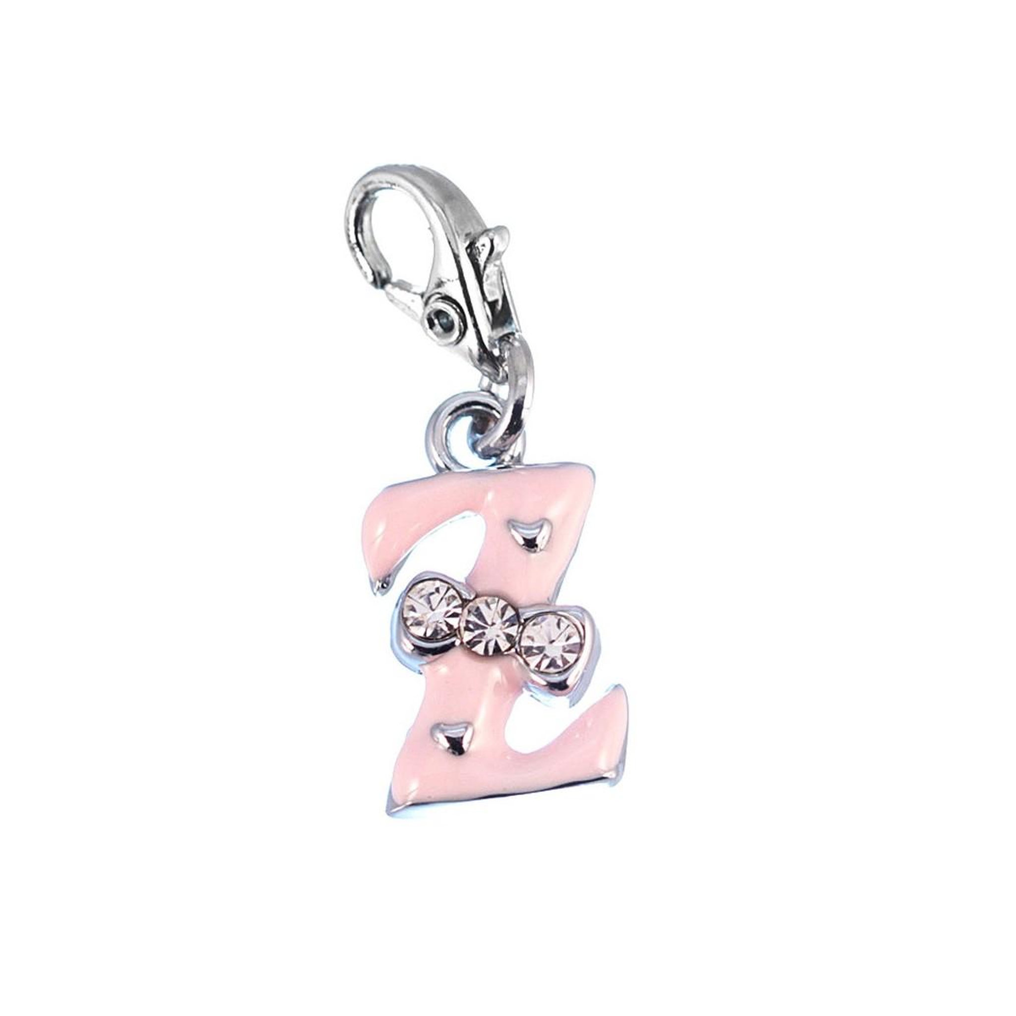 SC CRYSTAL Charm Lettre Z rose SC Crystal