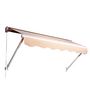 Voir la diapositive 4 : OUTSUNNY Store banne manuel inclinaison réglable aluminium polyester imperméabilisé 70L x 180l cm beige