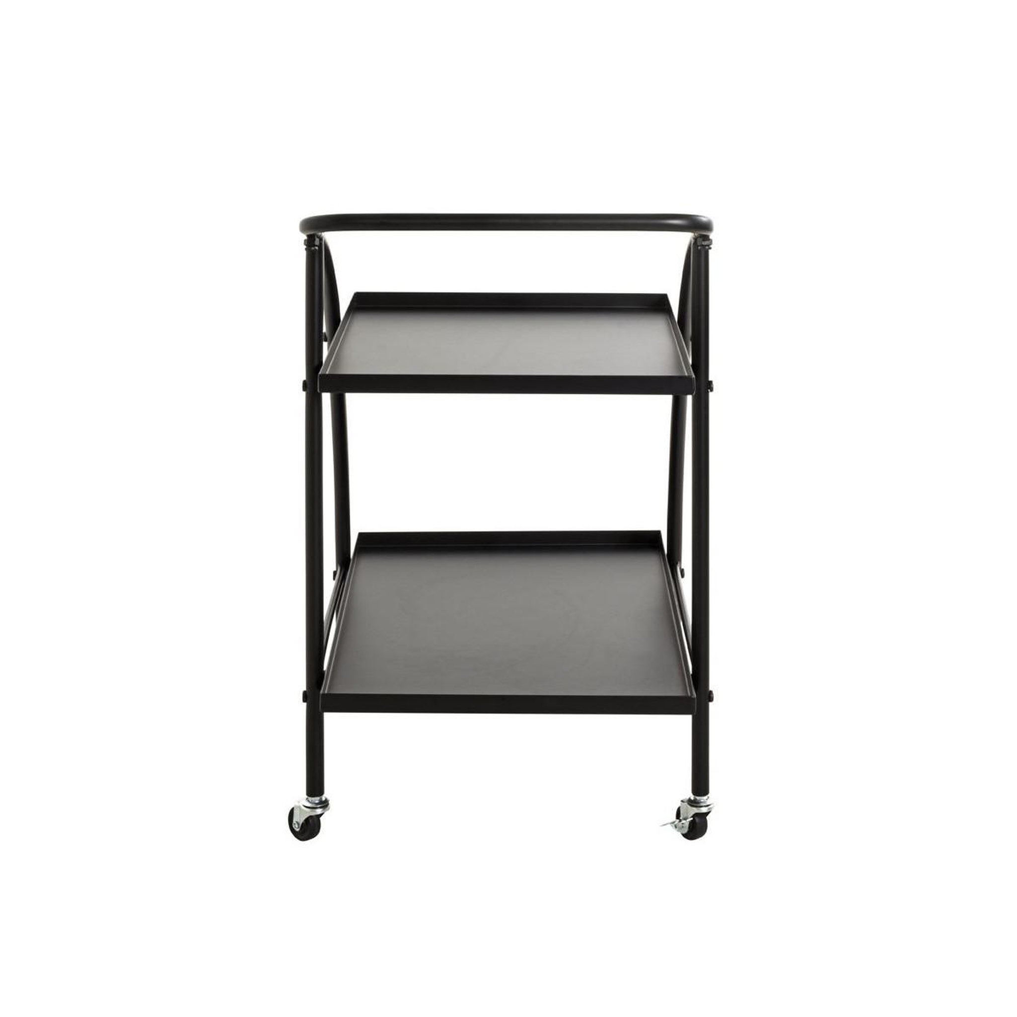 Voir la diapositive 4 : Paris Prix Desserte de cuisine design  roulettes  71cm noir