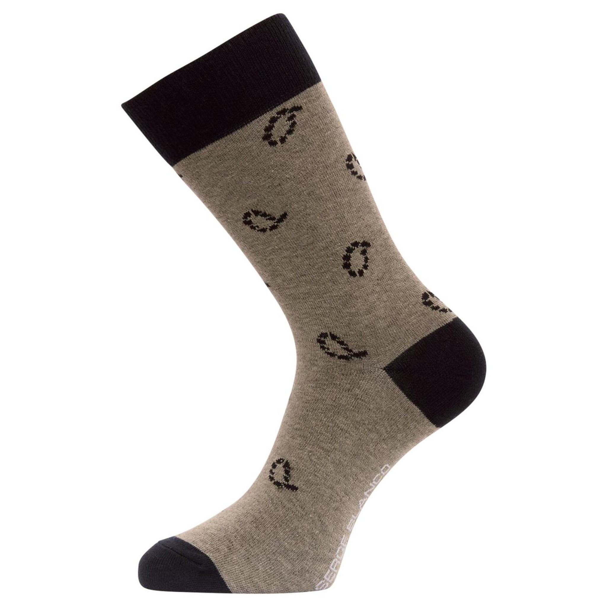 Voir la diapositive 3 : SERGE BLANCO Lot de 9 paires de chaussettes de ville fantaisies en coton peigné