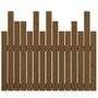 Voir la diapositive 5 : VIDAXL Tete de lit murale Marron miel 95,5x3x80 cm Bois massif de pin