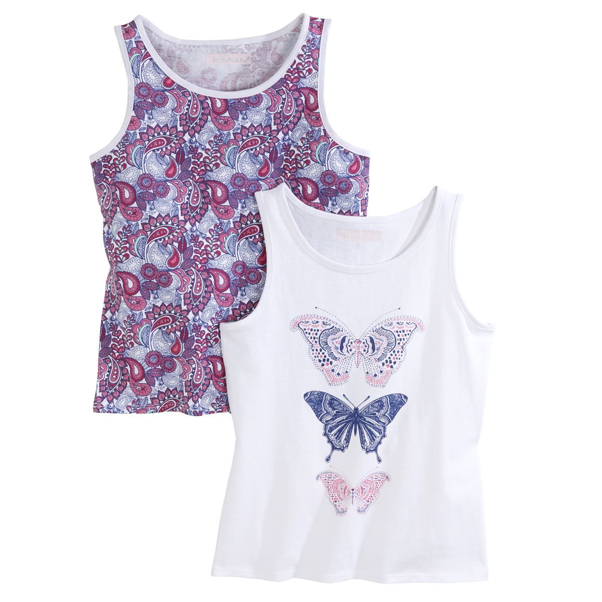 IN EXTENSO Lot de 2 débardeurs fille