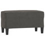 Voir la diapositive 2 : VIDAXL Banc Gris fonce 70x35x41 cm Velours